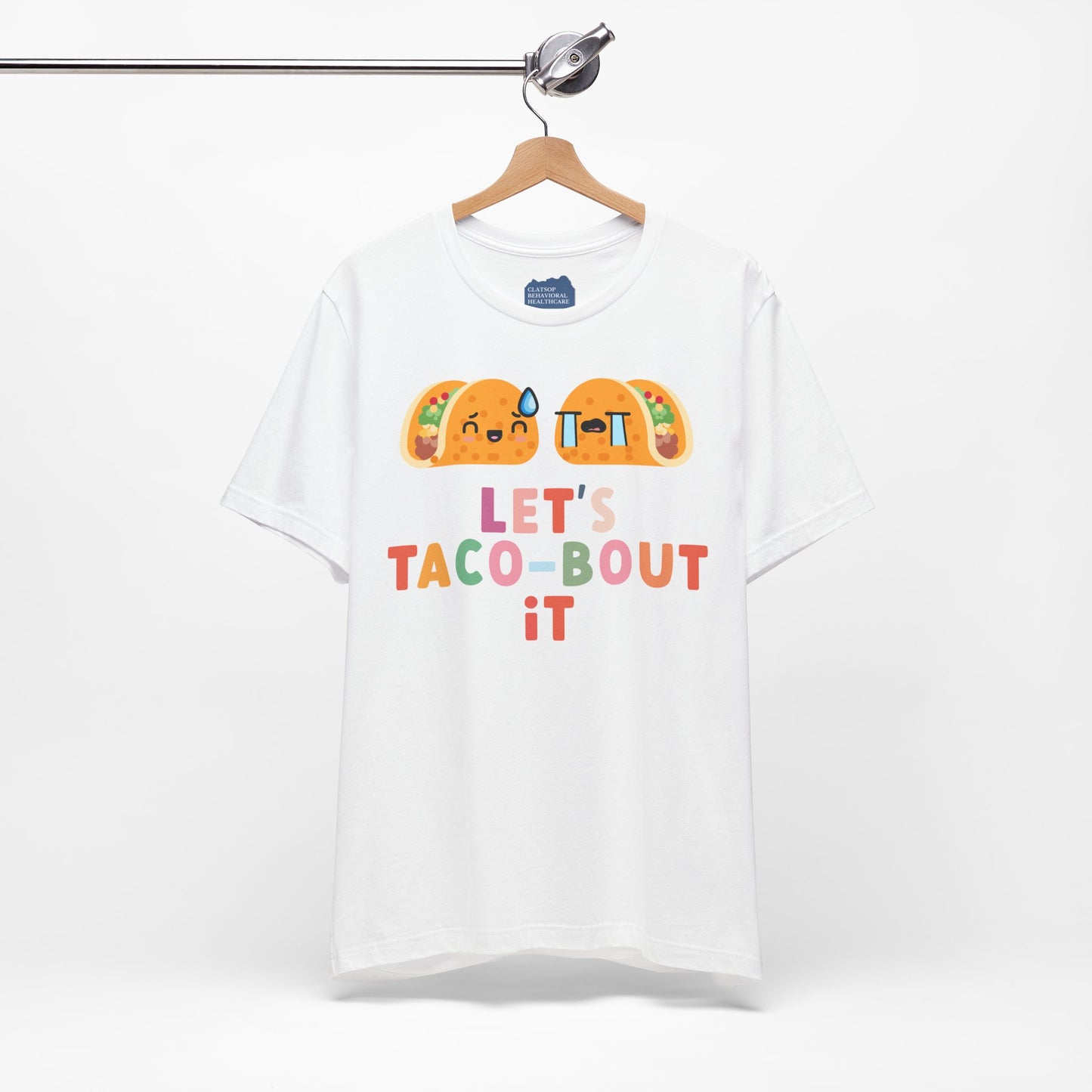 Let's Taco-bout It • Unisex Adult Short Sleeve T-Shirt
