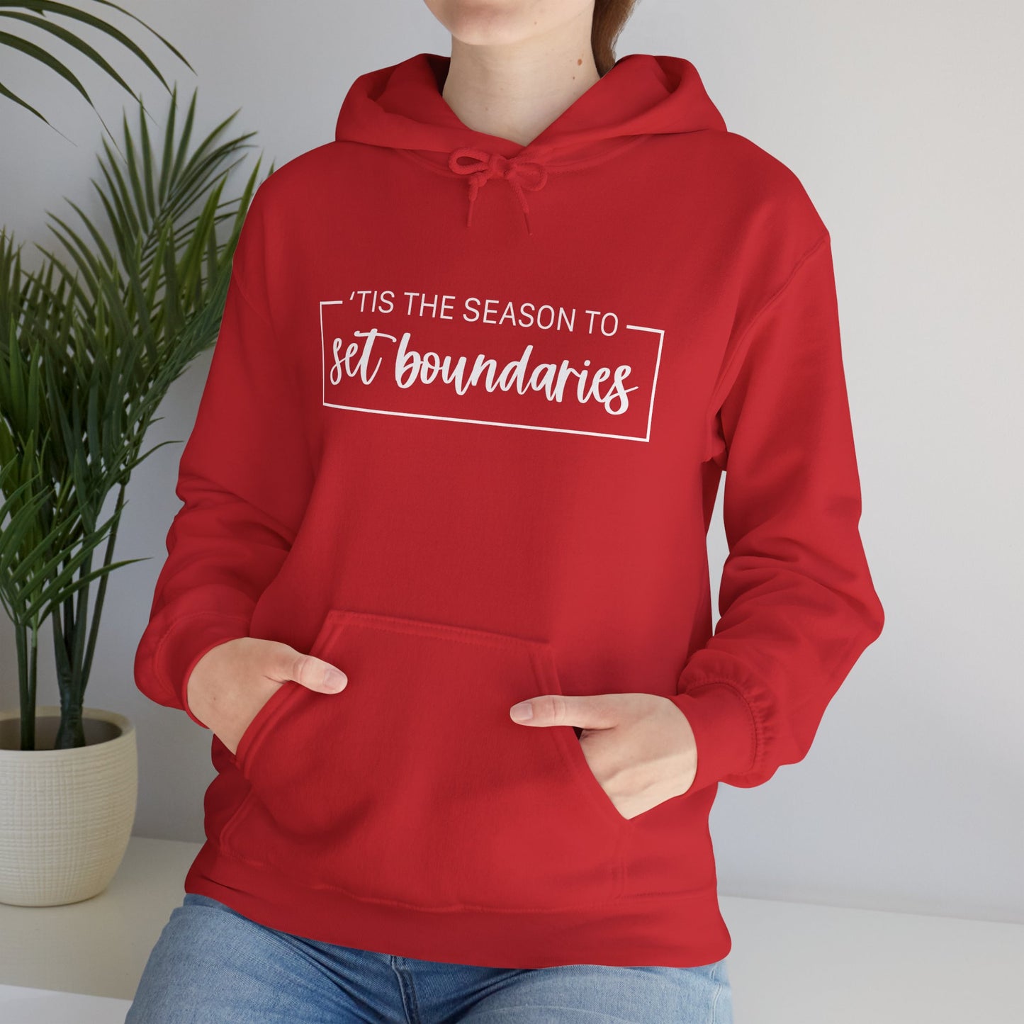 'Tis The Season To Set Boundaries • Unisex Adult Hoodie