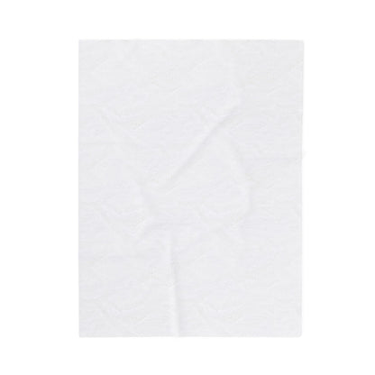 Daily Affirmations in Black & White | Plush Velveteen Blanket