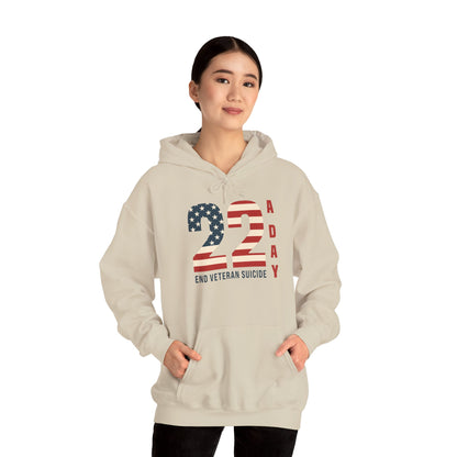 '22 a Day' End Veteran Suicide | Unisex Adult Hoodie