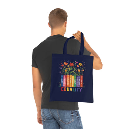 Equality Floral Design • Eco-Friendly Cotton Grocery Tote