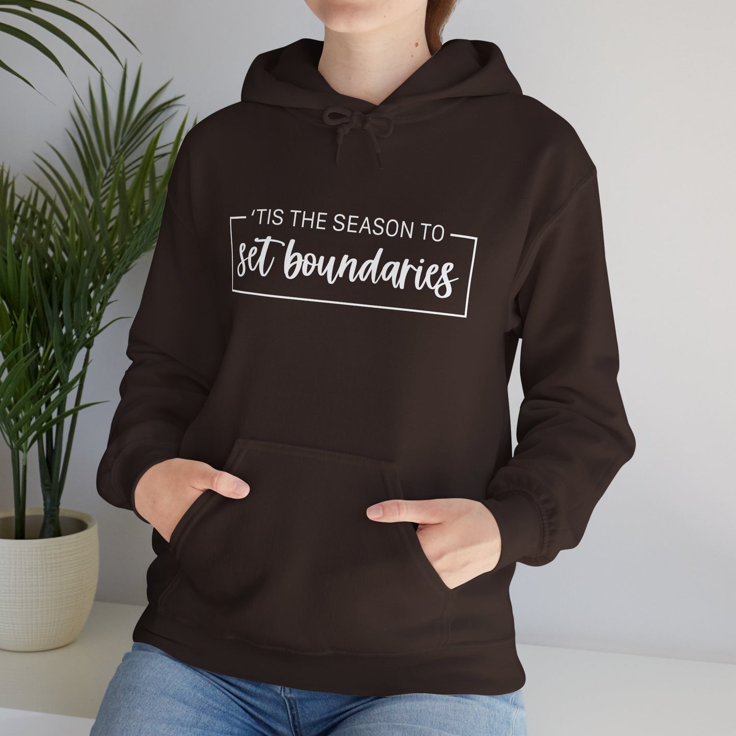 'Tis The Season To Set Boundaries • Unisex Adult Hoodie