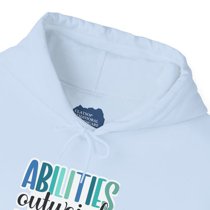 Abilities Outweigh Disabilities Disability Awareness Hoodie | Adult Unisex Hoodie