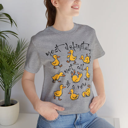 Ducks Amuck • Unisex Adult Short Sleeve T-Shirt