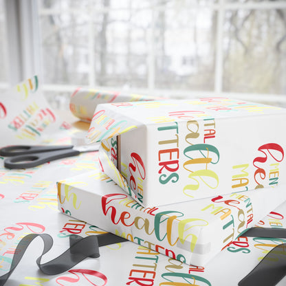 Gradient "Mental Health Matters" • Wrapping Paper Roll