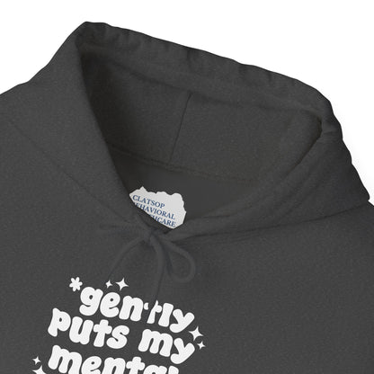 Gently Puts My Mental Health in Rice • Unisex Adult Hoodie