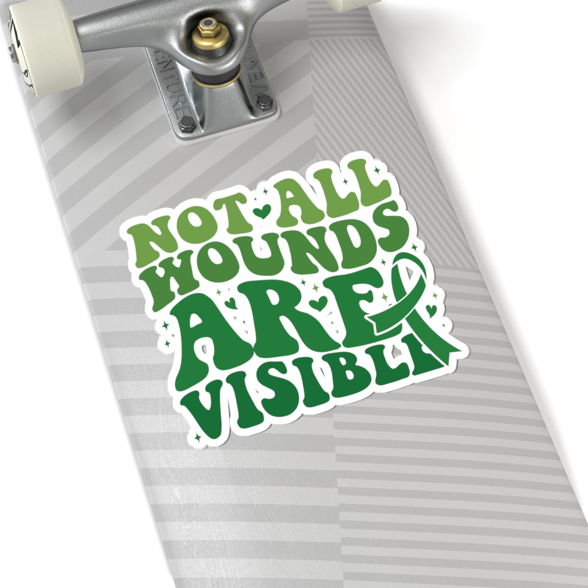 Not All Wounds Are Visible Mental Health Awareness | Kiss-Cut Stickers