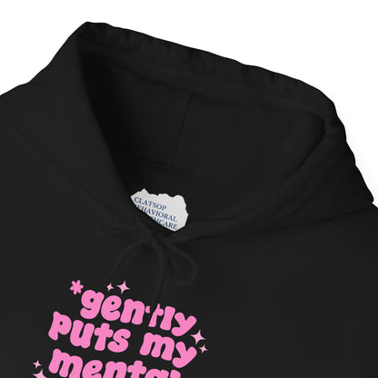 Gently Puts My Mental Health in Rice • Unisex Adult Hoodie