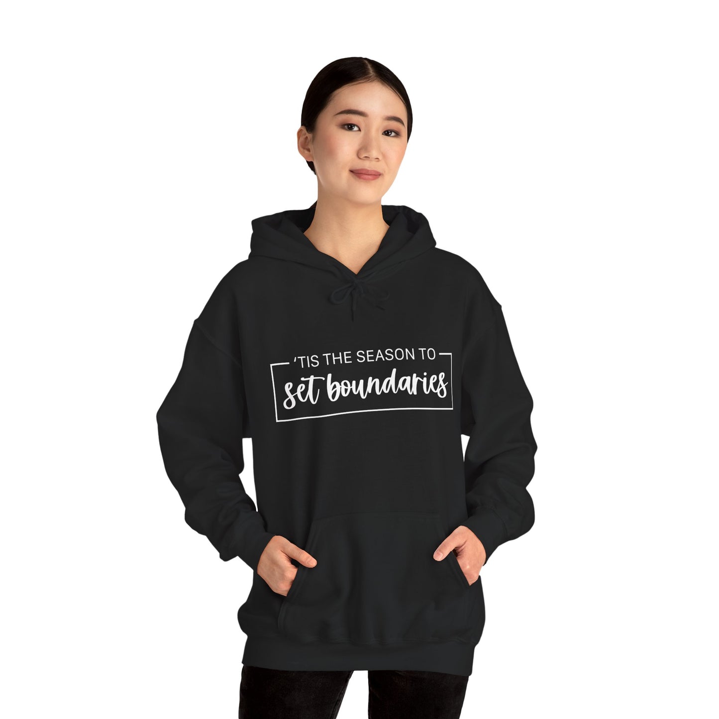 'Tis The Season To Set Boundaries • Unisex Adult Hoodie