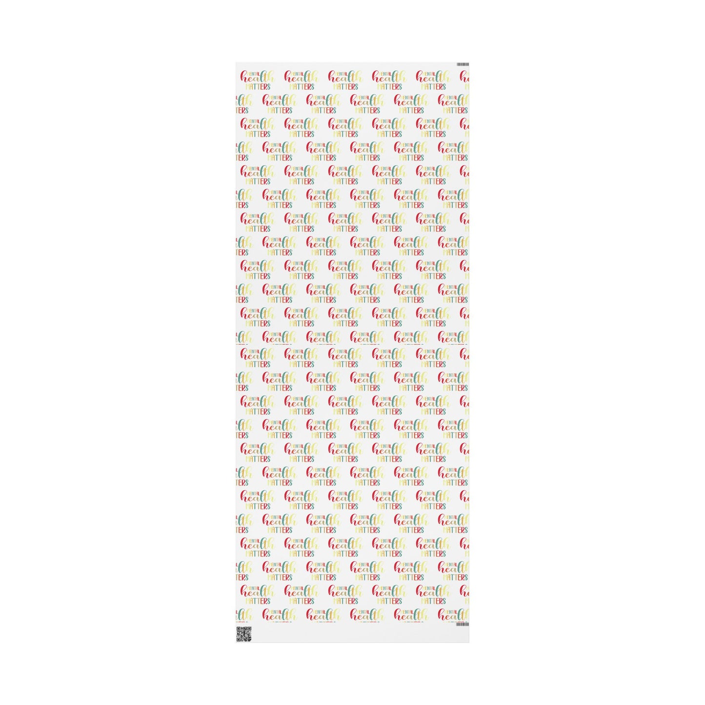 Gradient "Mental Health Matters" • Wrapping Paper Roll