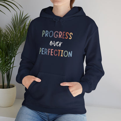 Progress Over Perfection Hoodie - Unisex Adult Hoodie