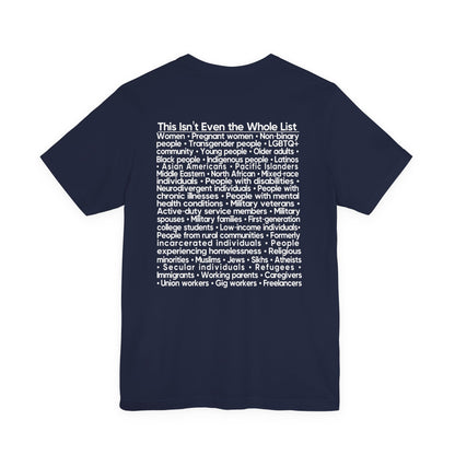 You're Probably DEI Too, Diversity Statement • Unisex Adult Short Sleeve T-Shirt