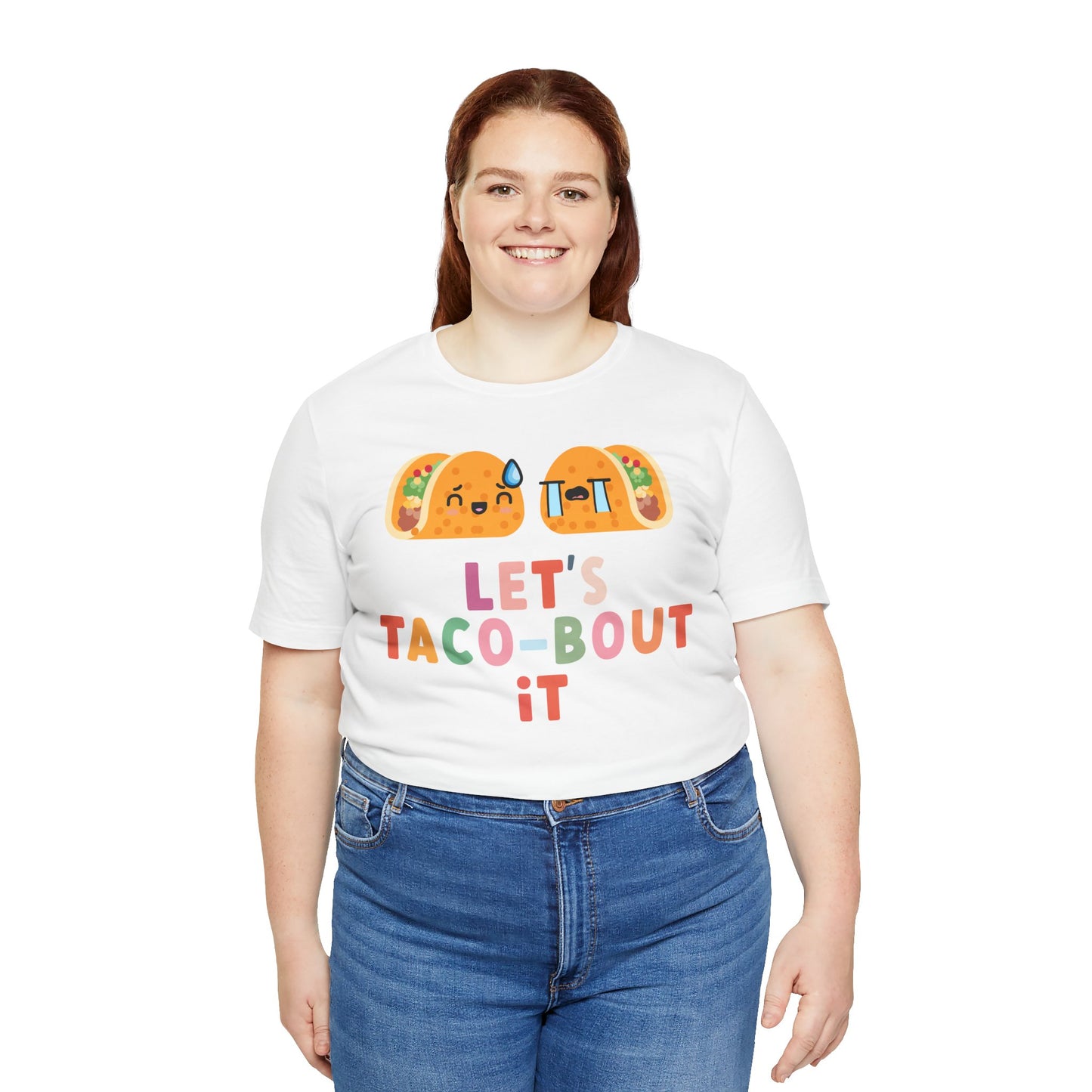 Let's Taco-bout It • Unisex Adult Short Sleeve T-Shirt