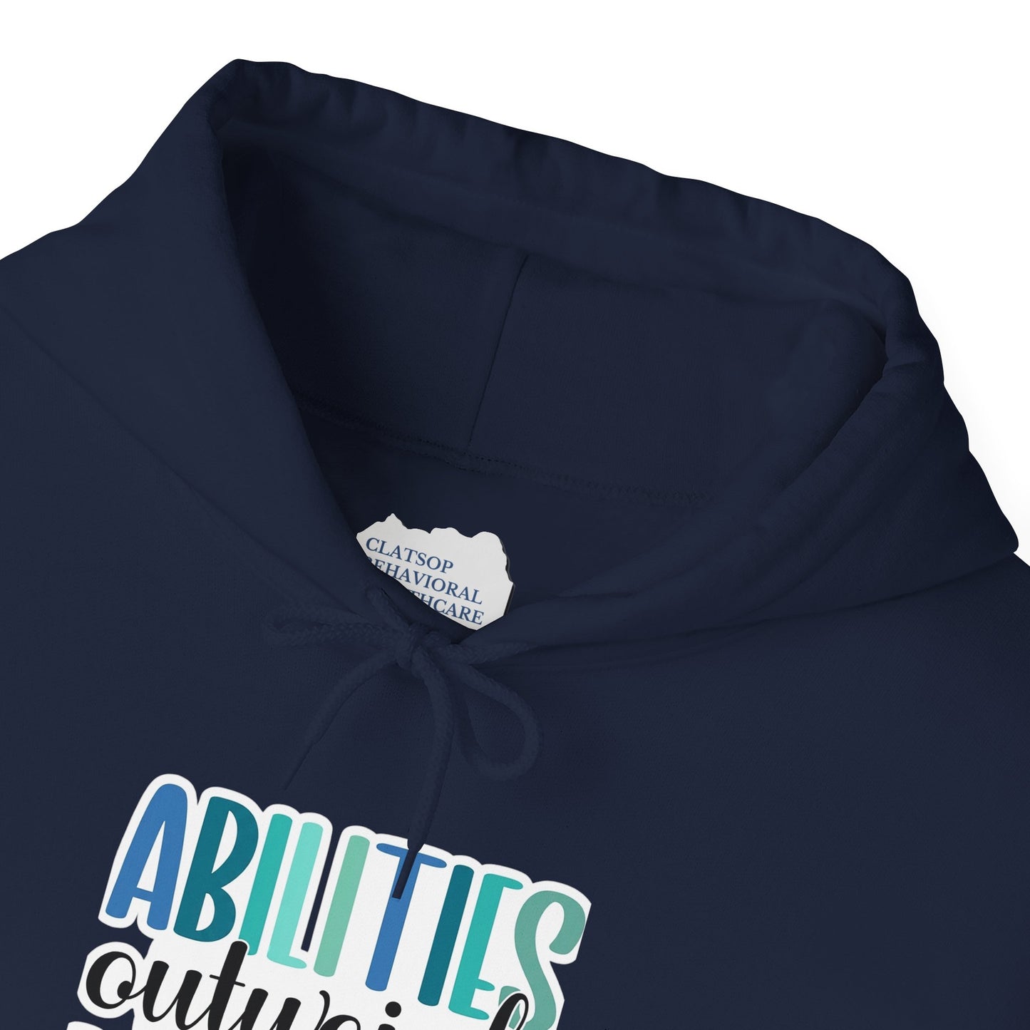 Abilities Outweigh Disabilities Disability Awareness Hoodie | Adult Unisex Hoodie