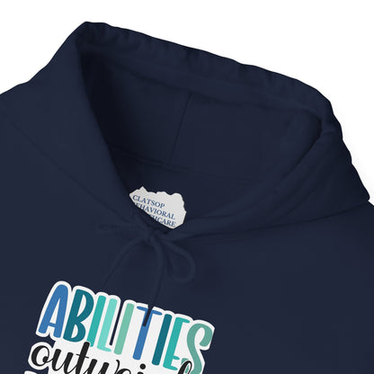 Abilities Outweigh Disabilities Disability Awareness Hoodie | Adult Unisex Hoodie