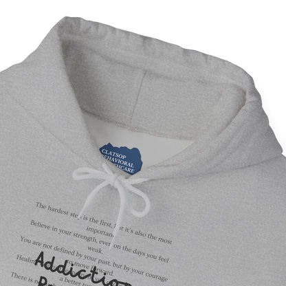 Addiction Recovery Inspirational Message Sweatshirt • Unisex Adult Hoodie