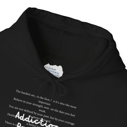 Addiction Recovery Inspirational Message Sweatshirt • Unisex Adult Hoodie