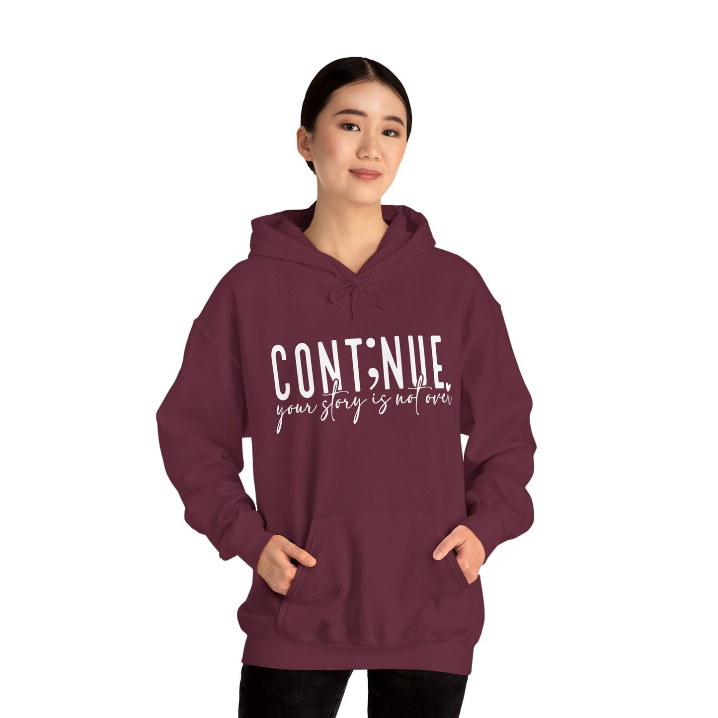 Cont;nue. Your Story is Not Over | Unisex Adult Hoodie