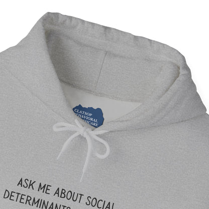 Ask Me About Social Determinants of Health • Unisex Adult Hoodie