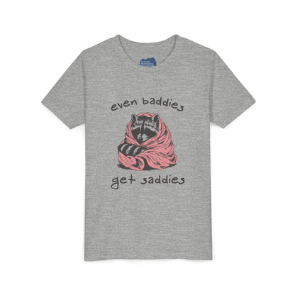Even Baddies Get Saddies • Unisex Youth Short Sleeve T-Shirt