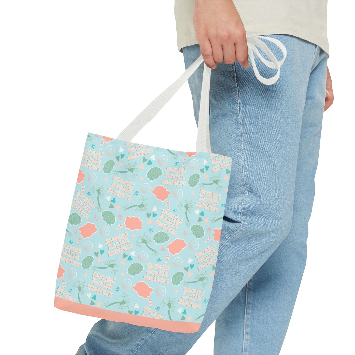 Mental Health Matters Pattern | Eco-friendly Shopping Tote