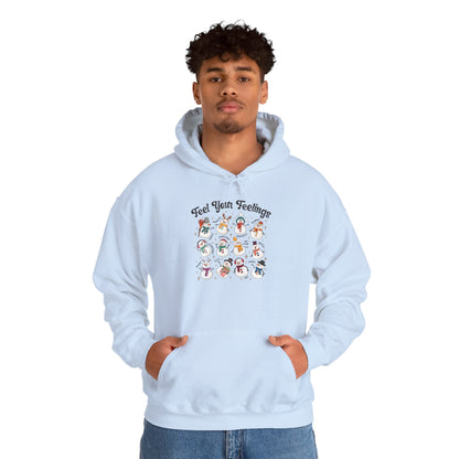 "Feel Your Feelings" Holiday Edition • Unisex Adult Hoodie