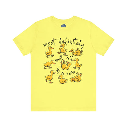 Ducks Amuck • Unisex Adult Short Sleeve T-Shirt