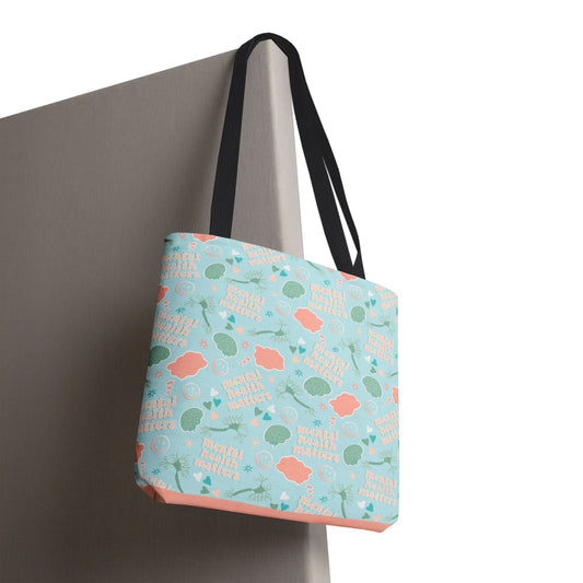 Mental Health Matters Pattern | Eco-friendly Shopping Tote